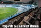 corporate box in cricket stadium