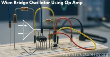 wien bridge oscillator using op amp
